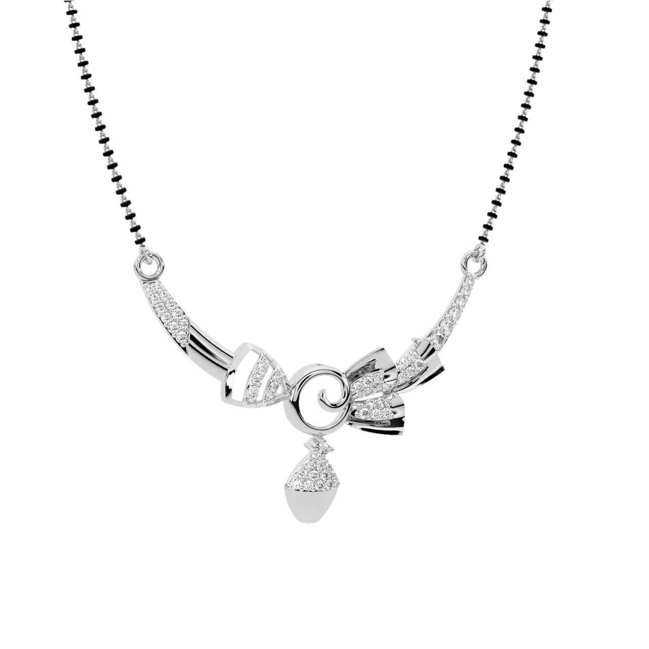 Kalini Round Diamond Mangalsutra